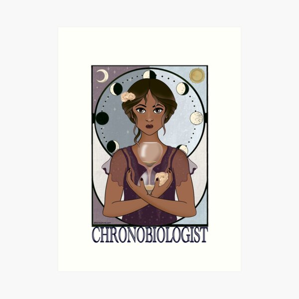 Chronobiologist (Art Nouveau) Art Print