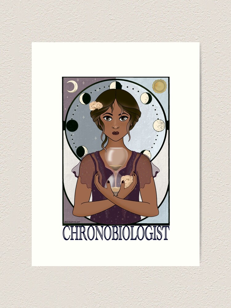 Alternate view of Chronobiologist (Art Nouveau) Art Print