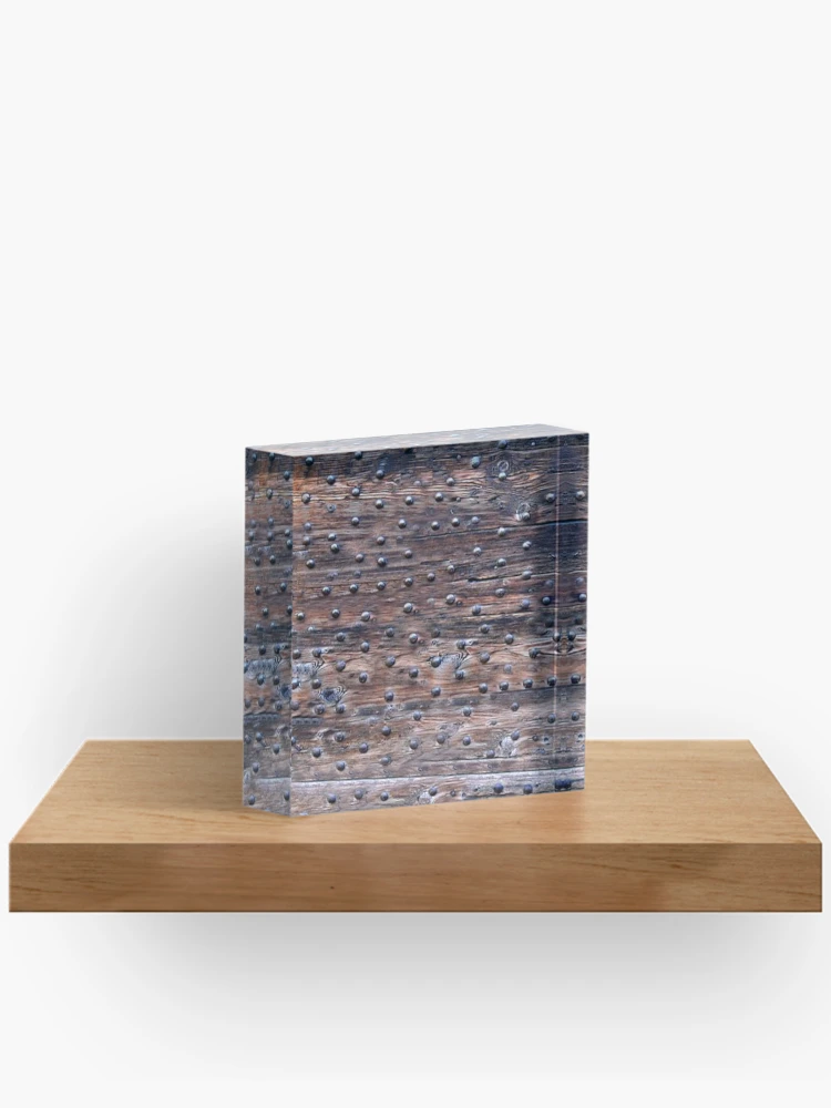 Thumbnail 2 of 5, Acrylic Block, Rusty Metal Rivets designed and sold by RBDESIGN SHOP.