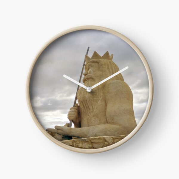Statue of Neptune at Atlantis Marine Park, Two Rocks, 1984, State Library of Western Australia Clock
