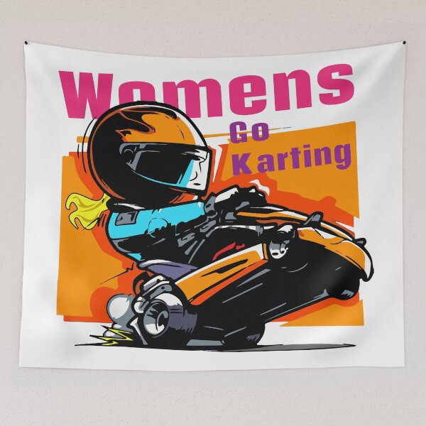 Item preview, Womens go karting designed and sold by MrNakrit.