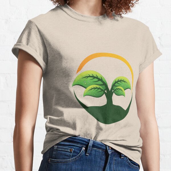 Green world t shirt Classic T-Shirt