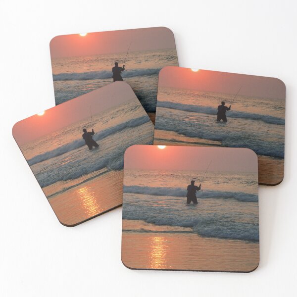 Item preview, #411   Surf Fishing At Sunrise designed and sold by MyInnereyeMike.