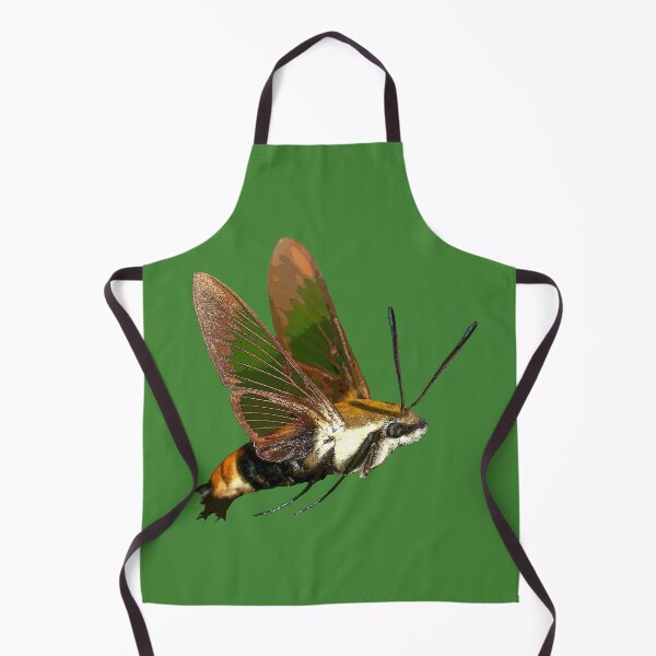 Item preview, Snowberry Clearwing Moth, Hemaris diffinis designed and sold by WanderingMogwai.