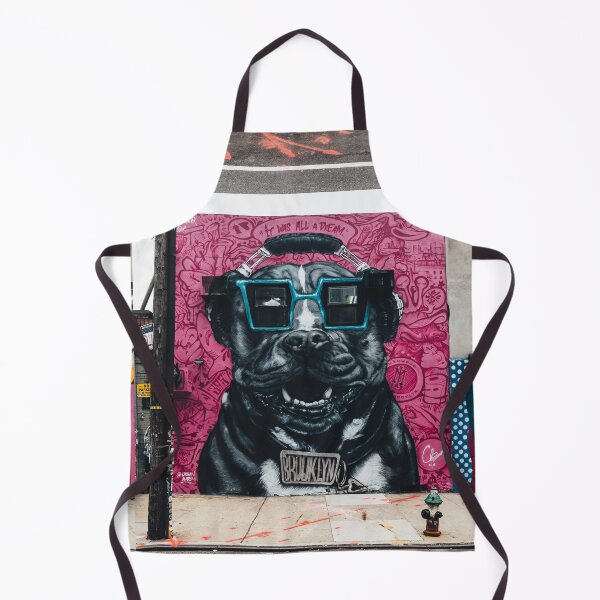Item preview, Graffiti Art, Pit Bull, American Staffordshire Terrier, Bulldog, Staffie, Streetart - Bushwick, Brooklyn, New York, USA designed and sold by IMPHives.