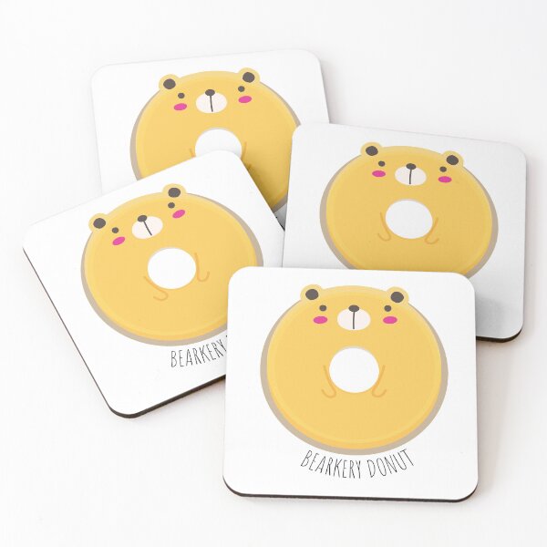 Item preview, Bearkery Bear Donut (Yellow) designed and sold by sanashibata.