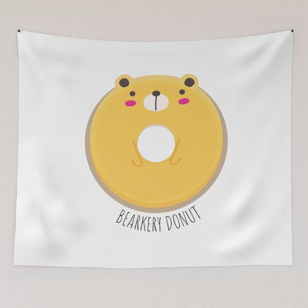 Item preview, Bearkery Bear Donut (Yellow) designed and sold by sanashibata.
