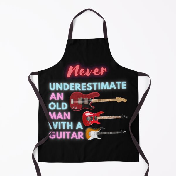 Item preview, Never Underestimate An Old Man With A Guitar designed and sold by Bold Habit Co..