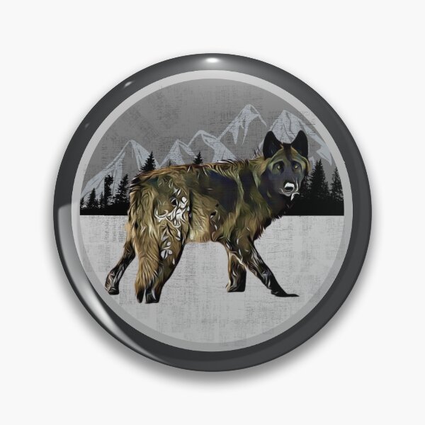 Artikelvorschau, Wolf im Schnee entworfen und verkauft von MojaveTradePost.