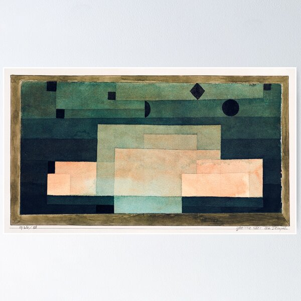 Artikel-Vorschau von PAUL KLEE Das Firmament über dem Tempel 1922 HD Paul Klee Bestes Original Paul Klee, designt und verkauft von gologodesigns.