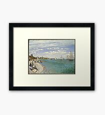 Claude Monet - Regatta At Sainte Adresse 1867 Framed Print