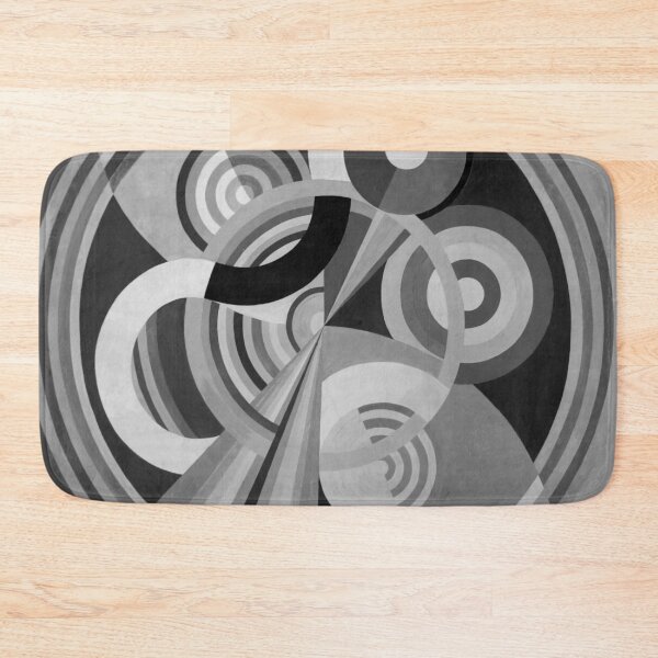 Aperçu de l'œuvre Robert Delaunay - Rythme no,01, noir, blanc créée et vendue par Vivanne-art.