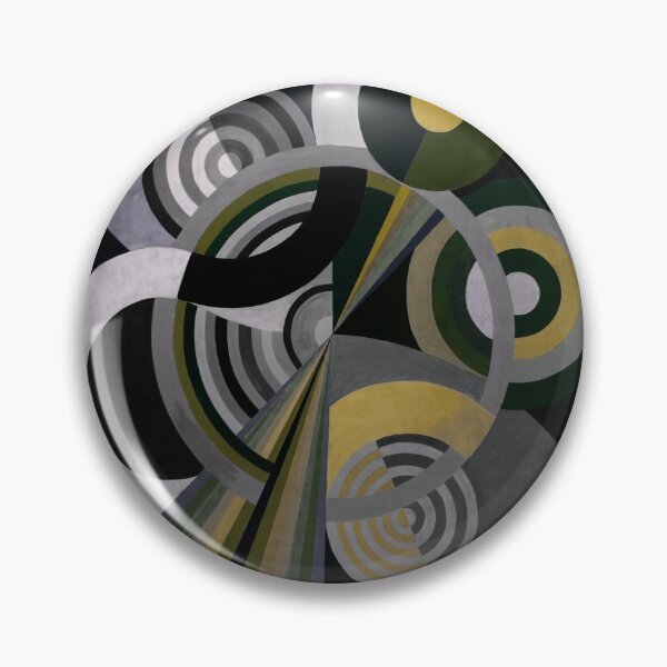 Item preview, Robert Delaunay - Rythme no,01,olive green, yellow designed and sold by Vivanne-art.