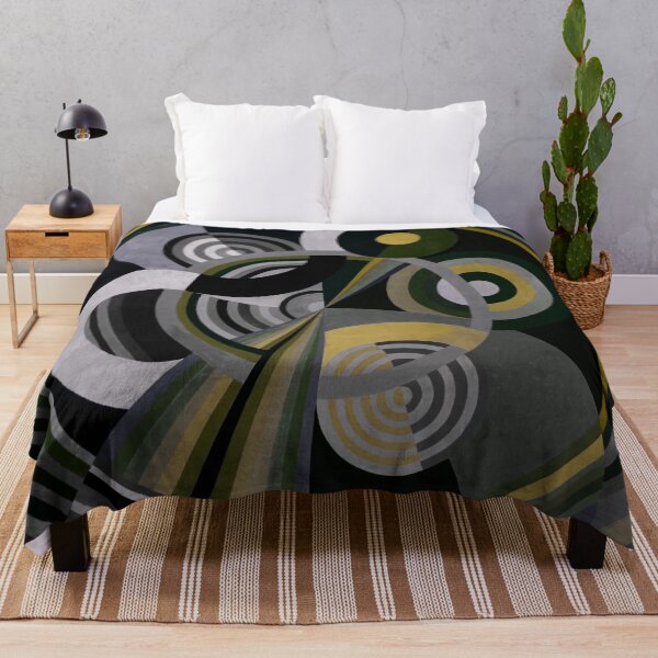 Item preview, Robert Delaunay - Rythme no,01,olive green, yellow designed and sold by Vivanne-art.