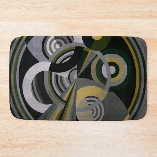 Aperçu de l'œuvre Robert Delaunay - Rythme no,01, vert olive, jaune créée et vendue par Vivanne-art.