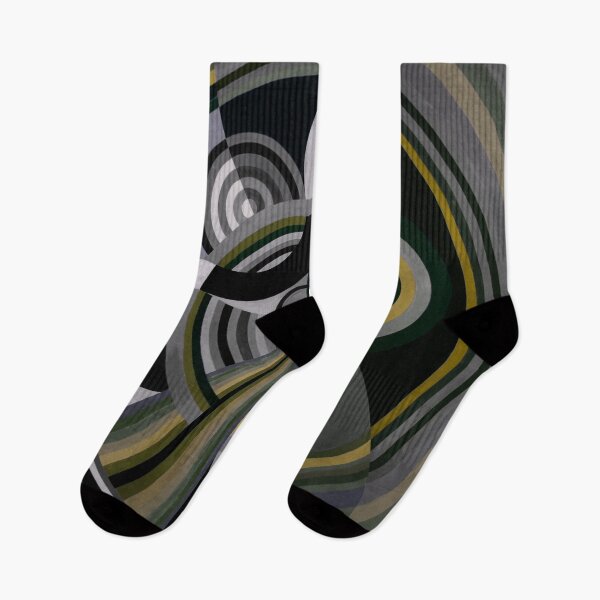 Item preview, Robert Delaunay - Rythme no,01,olive green, yellow designed and sold by Vivanne-art.