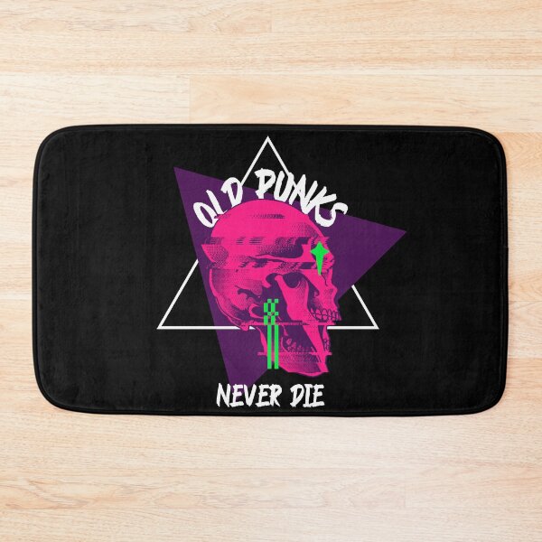 Aperçu de l'œuvre Old Punks Never Die Skull Classique créée et vendue par Alladin7.
