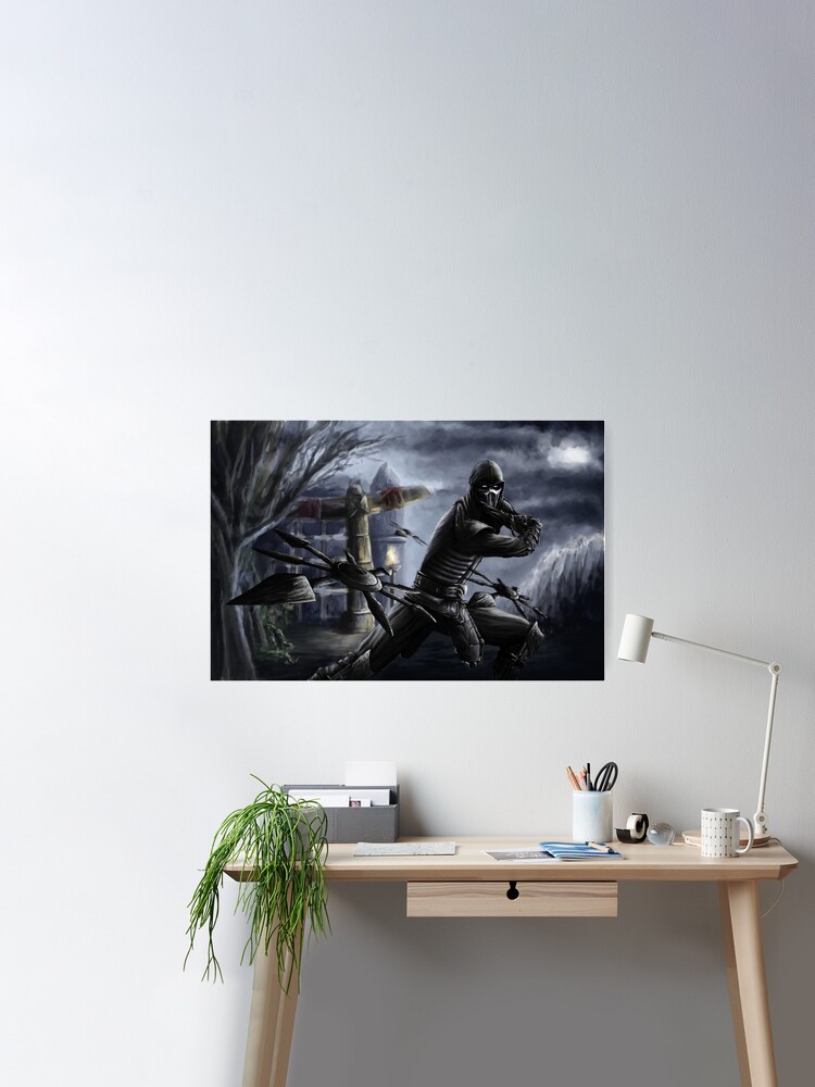 Quadro e poster Noob Saibot - Mortal Kombat - Quadrorama