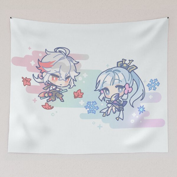 Item preview, Genshin Impact Chibi Kazhuha and Ayaka  designed and sold by NewEraMutant.