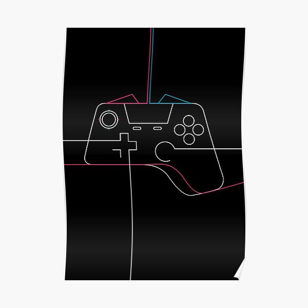 Download Ps4 Controller Posters Redbubble