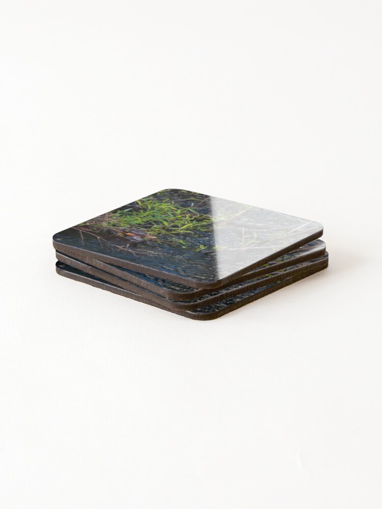 Thumbnail 4 of 5, Coasters (Set of 4), Bright Contrast designed and sold by InhumanImaging.
