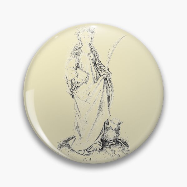 Item preview, Saint Agnes Martin Schongauer (German, Colmar ca. 1435/50–1491 Breisach) designed and sold by neteor.