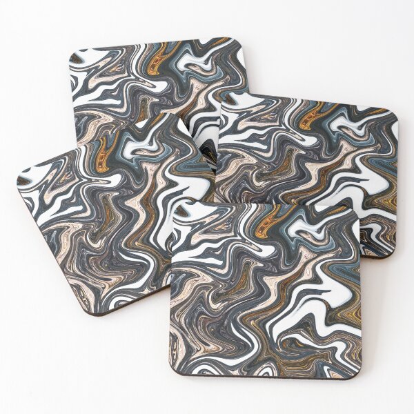 Item preview, Winter Fluid - Marble Art designed and sold by Flydea.