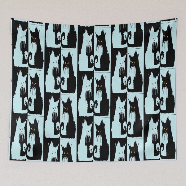 Item preview, Cathryn's Cat in Retro Aqua by VALPYRA SKULLSTYR designed and sold by  VALPYRA Mistress of SKULLSTYR.