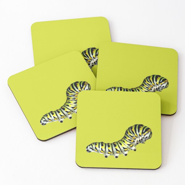 Item preview, Black Swallowtail Butterfly Caterpillar designed and sold by WanderingMogwai.