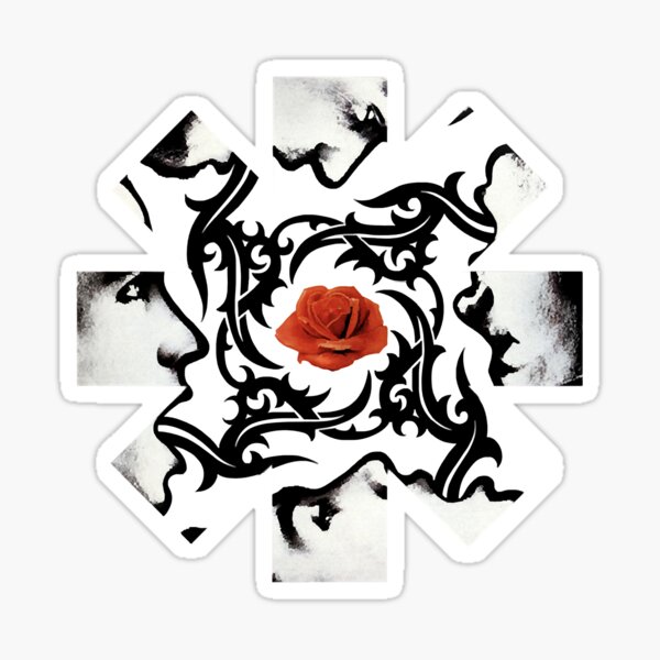 Red Hot Chilli Peppers Rose Sticker