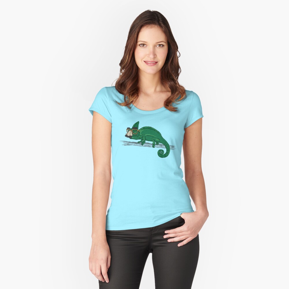 Item preview, Fitted Scoop T-Shirt designed and sold by WanderingBert.