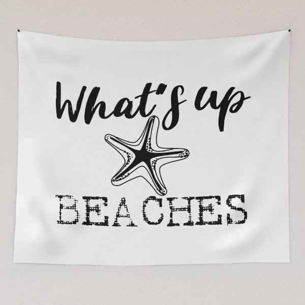 Item preview, What's up Beaches (Black) designed and sold by superdumb70.