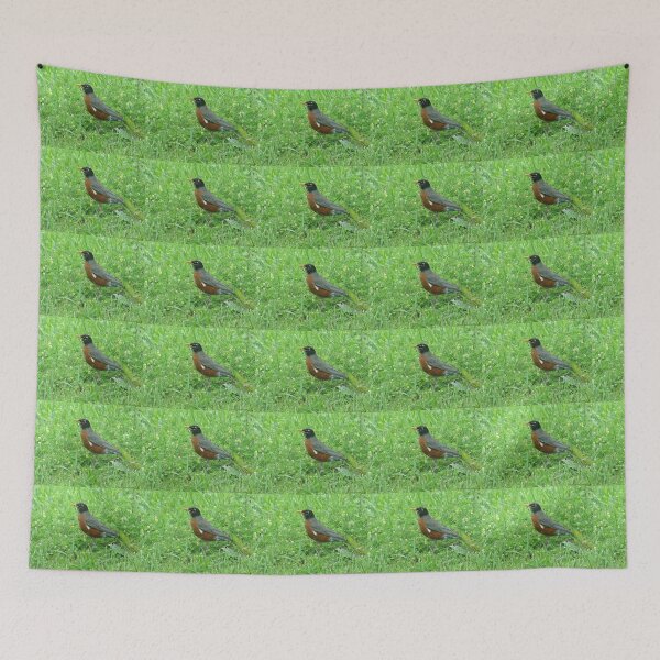 Item preview, Robin Escorting Springtime  designed and sold by Jean Gregory Evans.