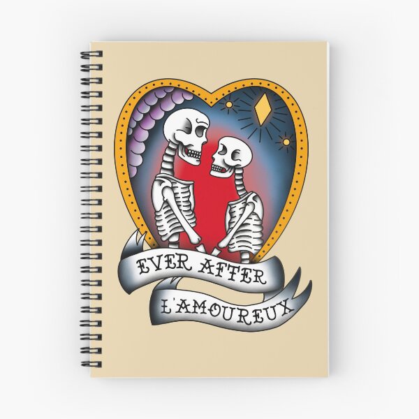 Item preview, The Lovers Tattoo Art I L’Amoureux Happily Ever After designed and sold by Trad-Tattoo.