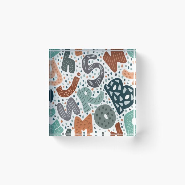 Item preview, Funny multicolored letters designed and sold by Nadyafilin.