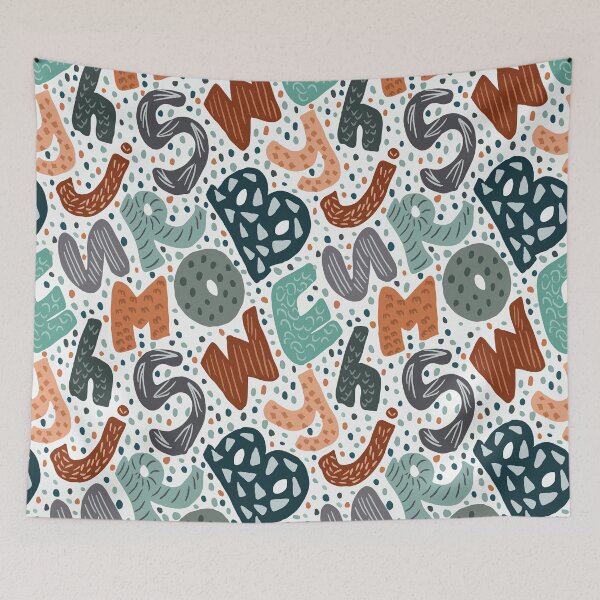 Item preview, Funny multicolored letters designed and sold by Nadyafilin.