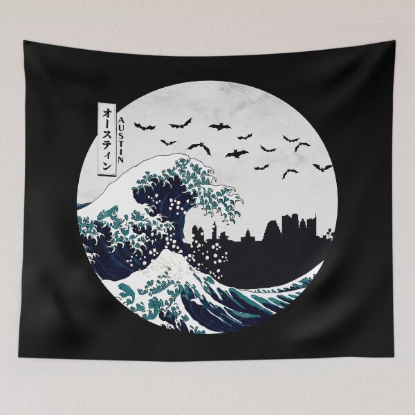 Artikelvorschau, Austin Kanagawa Wave Dark entworfen und verkauft von DFerraz.