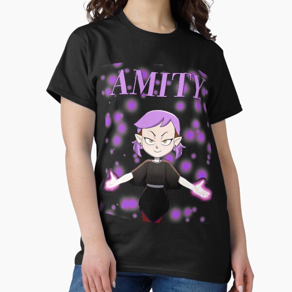 Owl House Season 2 Amity Purple Hair Classic T-Shirt