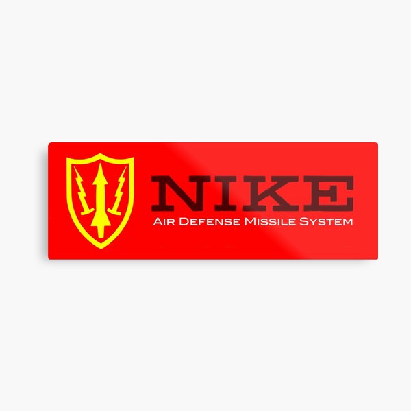 Nike Air Defense Missile System Emblem-Americana Metal Print