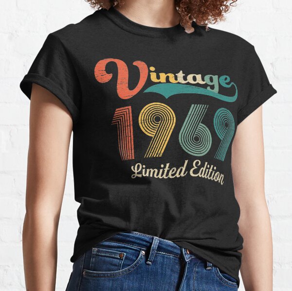 52nd Birthday Gifts Year Old - Vintage 1969 Limited Edition Classic T-Shirt