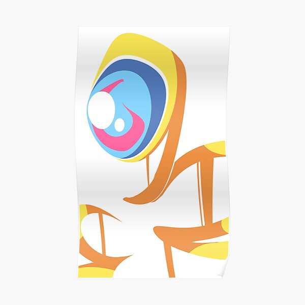 Yellow Ghost Poster