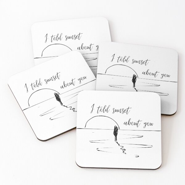 Item preview, I told sunset about you romance drama designed and sold by AKMarkethub.