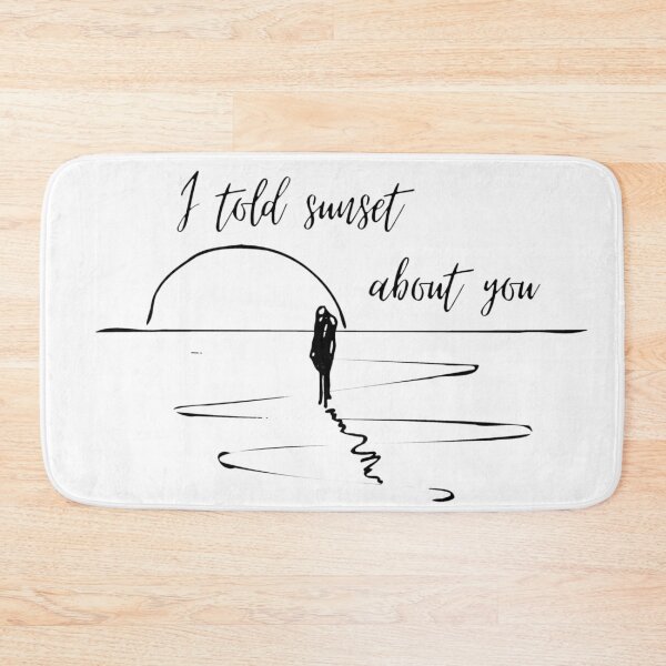 Item preview, I told sunset about you romance drama designed and sold by AKMarkethub.