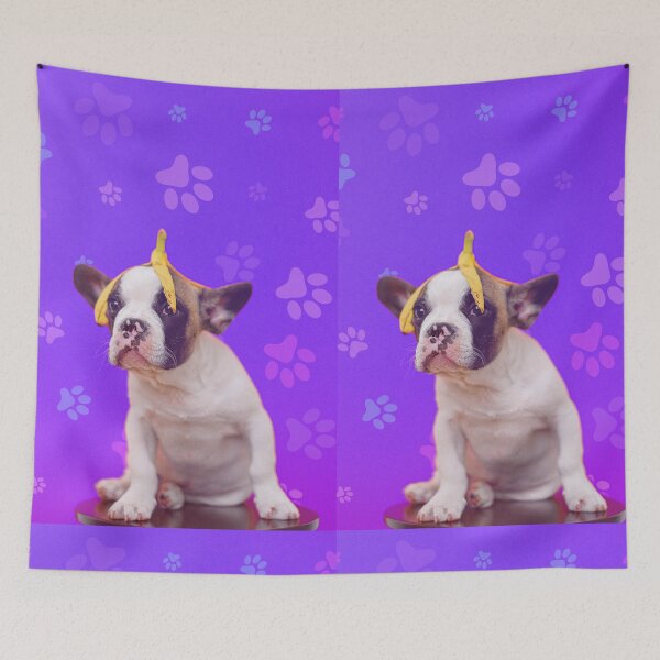 Item preview, Dog Lover With Dog Foot Prints designed and sold by SLGreenArrow.