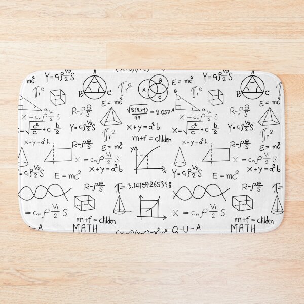 Item preview, math formula and physics , math formula and physics vector, white background, hand drawn line math formula and physics formula designed and sold by WP-7824.