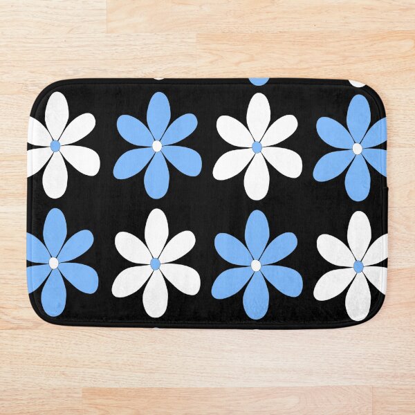 Item preview, Blue and White Daisy Flower Pattern designed and sold by CreateShape.