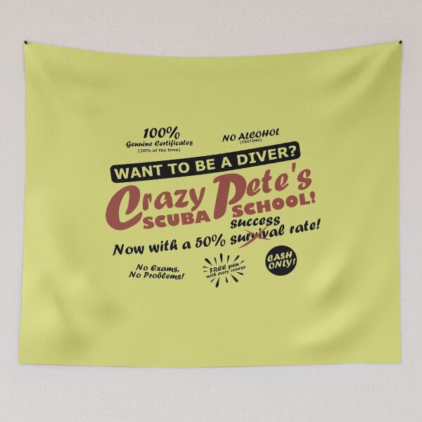 Item preview, Crazy Pete's Scuba School designed and sold by StrongVlad.