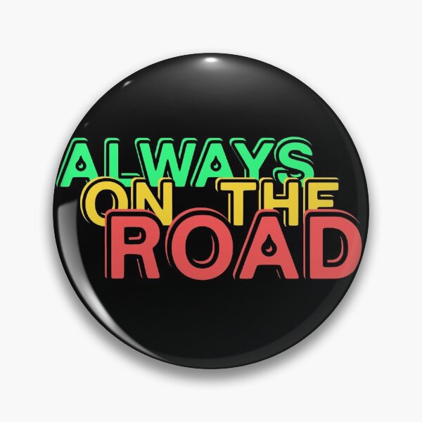 Item preview, Always on the road but with black background designed and sold by Lou-Art.