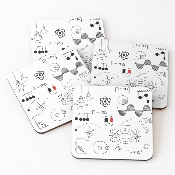Item preview, math formula and physics , math formula and physics vector, white background, hand drawn line math formula and physics formula designed and sold by WP-7824.