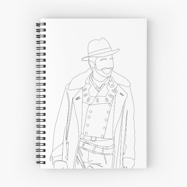 Item preview, Lee Scoresby Line Art | His Dark Materials designed and sold by myorangerock.
